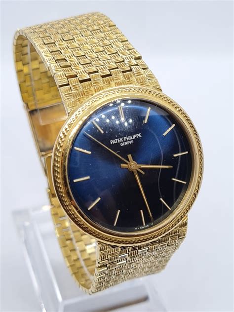 patek philippe geneve blue face